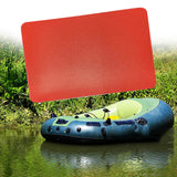 Maxbell Boat Repair Patch 10cmx15cm PVC Repair Patches for Dinghy Raft Repair Tool Red