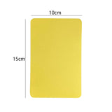 Maxbell Boat Repair Patch 10cmx15cm PVC Repair Patches for Dinghy Raft Repair Tool Yellow