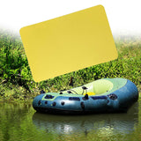 Maxbell Boat Repair Patch 10cmx15cm PVC Repair Patches for Dinghy Raft Repair Tool Yellow