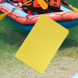 Maxbell Boat Repair Patch 10cmx15cm PVC Repair Patches for Dinghy Raft Repair Tool Yellow