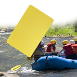 Maxbell Boat Repair Patch 10cmx15cm PVC Repair Patches for Dinghy Raft Repair Tool Yellow