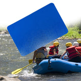 Maxbell Boat Repair Patch 10cmx15cm PVC Repair Patches for Dinghy Raft Repair Tool Blue