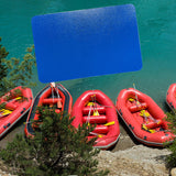 Maxbell Boat Repair Patch 10cmx15cm PVC Repair Patches for Dinghy Raft Repair Tool Blue