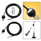 Maxbell Steel Wire Rope String Dia 5M Exercise Home Gym Cord Fitness Pulley Cable Adjustable with Set
