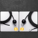 Maxbell Steel Wire Rope String Dia 5M Exercise Home Gym Cord Fitness Pulley Cable Adjustable with Set