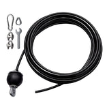 Maxbell Steel Wire Rope String Dia 5M Exercise Home Gym Cord Fitness Pulley Cable Adjustable with Set