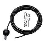 Maxbell Steel Wire Rope String Dia 5M Exercise Home Gym Cord Fitness Pulley Cable Adjustable with Set