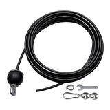 Maxbell Steel Wire Rope String Dia 5M Exercise Home Gym Cord Fitness Pulley Cable Adjustable with Set