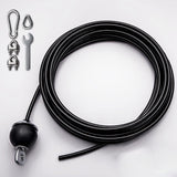 Maxbell Steel Wire Rope String Dia 5M Exercise Home Gym Cord Fitness Pulley Cable Adjustable with Set