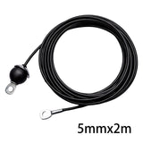 Maxbell Steel Wire Rope String Dia 5M Exercise Home Gym Cord Fitness Pulley Cable No Adjustable