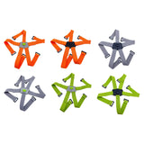 Maxbell Folding Bike Carrier Bracket Belt Pannier Front Bag Holder Rack Strap orange and gray