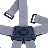 Maxbell Folding Bike Carrier Bracket Belt Pannier Front Bag Holder Rack Strap gray and black