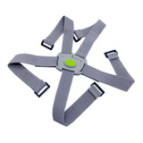 Maxbell Folding Bike Carrier Bracket Belt Pannier Front Bag Holder Rack Strap gray and green