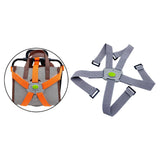 Maxbell Folding Bike Carrier Bracket Belt Pannier Front Bag Holder Rack Strap gray and green