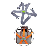 Maxbell Folding Bike Carrier Bracket Belt Pannier Front Bag Holder Rack Strap gray and green