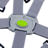 Maxbell Folding Bike Carrier Bracket Belt Pannier Front Bag Holder Rack Strap gray and green