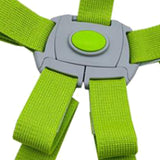 Maxbell Folding Bike Carrier Bracket Belt Pannier Front Bag Holder Rack Strap green and gray