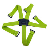 Maxbell Folding Bike Carrier Bracket Belt Pannier Front Bag Holder Rack Strap green and black