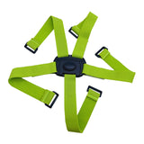 Maxbell Folding Bike Carrier Bracket Belt Pannier Front Bag Holder Rack Strap green and black