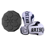 Maxbell Smart Boxing Machine with Boxing Gloves Strength Tester Sandbag for Gym White Adult