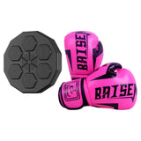 Maxbell Smart Boxing Machine with Boxing Gloves Strength Tester Sandbag for Gym Pink Child