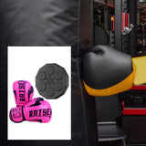 Maxbell Smart Boxing Machine with Boxing Gloves Strength Tester Sandbag for Gym Pink Child