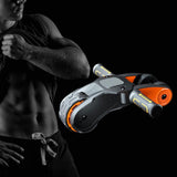 Maxbell Foldable Ab Roller Wheel Core Training Ab Machine Abdominal Exercise Wheel Orange No Display