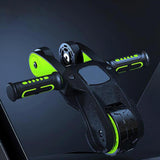 Maxbell Foldable Ab Roller Wheel Core Training Ab Machine Abdominal Exercise Wheel Green No Display