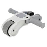 Maxbell Foldable Ab Roller Wheel Core Training Ab Machine Abdominal Exercise Wheel Gray No Display