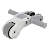 Maxbell Foldable Ab Roller Wheel Core Training Ab Machine Abdominal Exercise Wheel Gray No Display