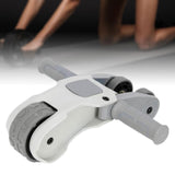 Maxbell Foldable Ab Roller Wheel Core Training Ab Machine Abdominal Exercise Wheel Gray No Display