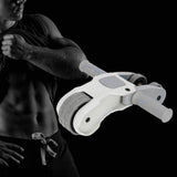 Maxbell Foldable Ab Roller Wheel Core Training Ab Machine Abdominal Exercise Wheel Gray No Display