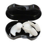 Maxbell Swimming Ear Plug and Nose Clip Set Training Ear Nose Plug Adult White