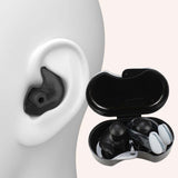 Maxbell Swimming Ear Plug and Nose Clip Set Training Ear Nose Plug Adult Black