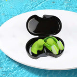 Maxbell Swimming Ear Plug and Nose Clip Set Training Ear Nose Plug Adult Green