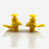 Maxbell Swimming Ear Plug and Nose Clip Set Training Ear Nose Plug Adult Yellow