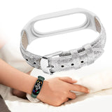 Maxbell Watch Strap Replacement Comfortable Durable Watch Bands Women for Trips Shiny Argent