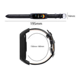 Maxbell Watch Strap Replacement Comfortable Durable Watch Bands Women for Trips Shiny Black