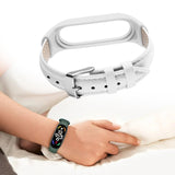 Maxbell Watch Strap Replacement Comfortable Durable Watch Bands Women for Trips Stripe White