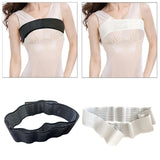 Maxbell Breast Compression Band for Women Breast Support Wrap for Fitness Running Black