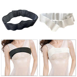 Maxbell Breast Compression Band for Women Breast Support Wrap for Fitness Running Black