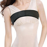 Maxbell Breast Compression Band for Women Breast Support Wrap for Fitness Running Black