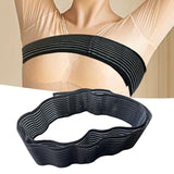 Maxbell Breast Compression Band for Women Breast Support Wrap for Fitness Running Black