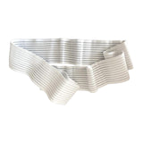 Maxbell Breast Compression Band for Women Breast Support Wrap for Fitness Running White