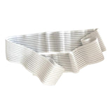 Maxbell Breast Compression Band for Women Breast Support Wrap for Fitness Running White