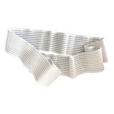 Maxbell Breast Compression Band for Women Breast Support Wrap for Fitness Running White