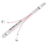 Maxbell Portable Golf Putting Ruler Sliding Track for Indoor Outdoor Practice Use