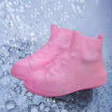 Maxbell Waterproof Shoe Covers Foldable Nonslip Overshoe for Cycling Outdoor Unisex 31-33cm