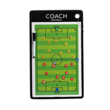 Maxbell Double Sided Coaches Board Basketball Soccer Strategy Board Training Aid Soccer