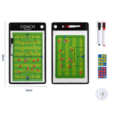 Maxbell Double Sided Coaches Board Basketball Soccer Strategy Board Training Aid Soccer